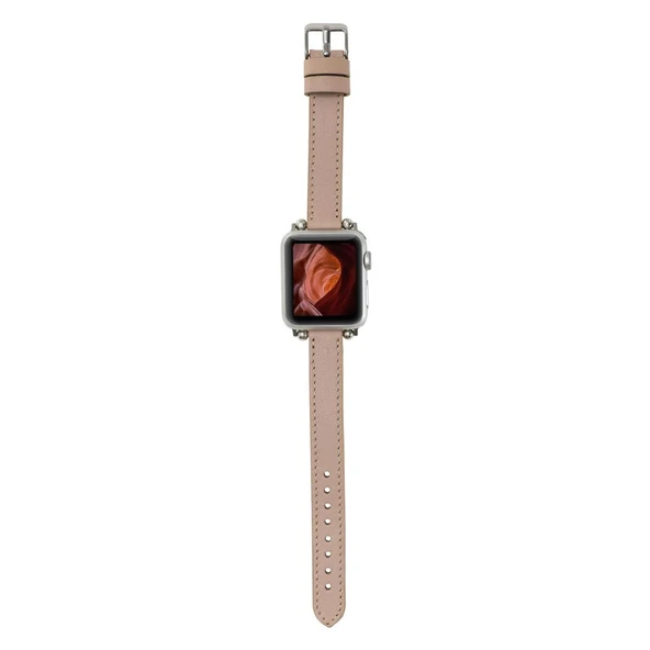 Apple Watch Uyumlu Deri Kordon 38-40-41mm Ferro NU01N - Resim 3