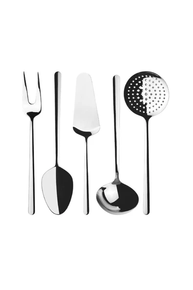 Hisar Bahama 5 Parça Çelik Servis Seti - 2