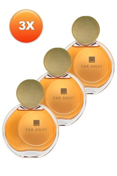 AVON Far Away Kadın Parfüm Edp 50 Ml. Üçlü Set - 2