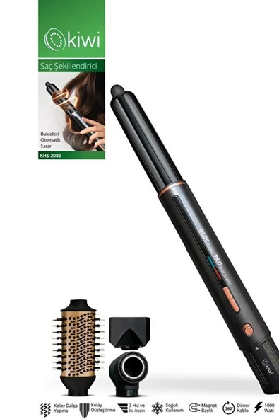 Kiwi KHS-2080 Saç Şekillendirme Seti ürün görseli