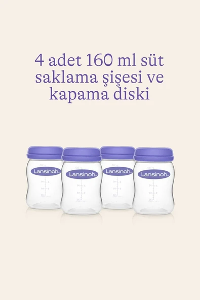 Süt Saklama Şişesi 4 Adet - 6