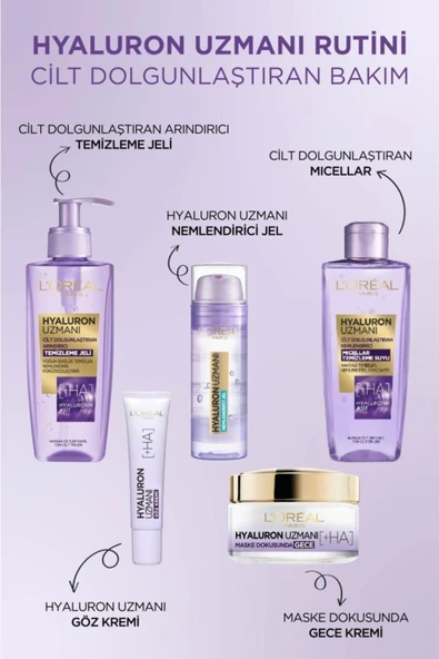 L'Oreal Paris Hyaluron Uzmanı Nemlendirici Jel 50 ml - Resim 3