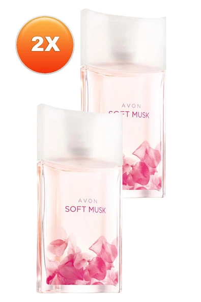 AVON Soft Musk Kadın Parfüm Edt 50 Ml. İkili Set - 2