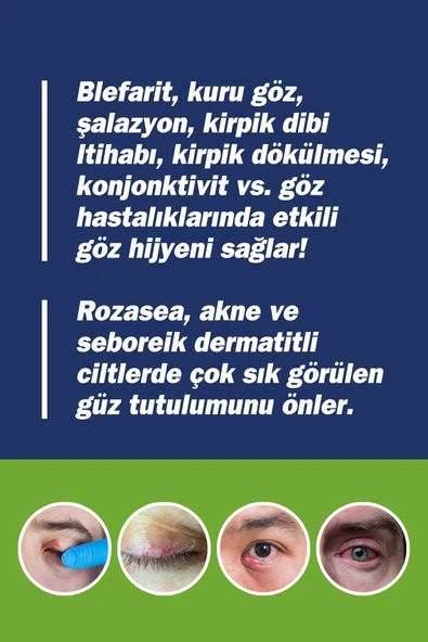 Blefari Göz Çevresi Şampuanı 125 ml ( 100 25 ml ) (ÇAY AĞACI YAĞI / TEA TREE OIL) - 2