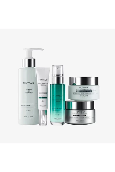 Oriflame Novage Wrinkle Smooth Rutini Kırışıklık Önleyici Cilt Bakım Seti 43695