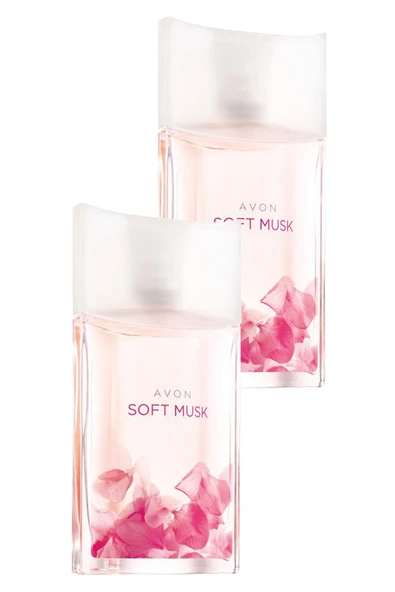 AVON Soft Musk Kadın Parfüm Edt 50 Ml. İkili Set