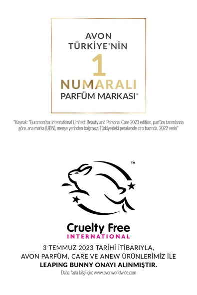 AVON Far Away Glamour Kadın Parfüm Edp 50 Ml. Üçlü Set - 5