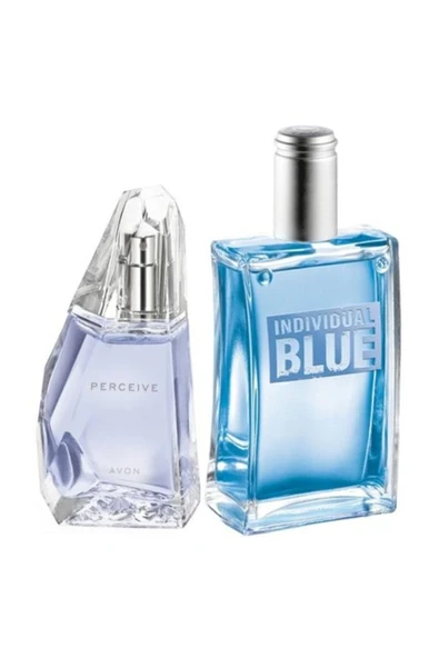 AVON Perceive Bayan ve Indivıdual Blue Erkek Parfüm Seti 150 Ml
