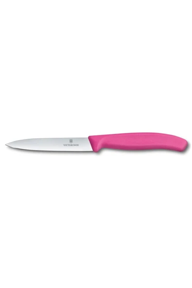 Victorinox 6.7706.L115 10cm Pembe Düz Soyma Bıçağı