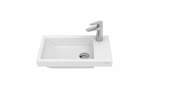 Creavit TP026 Elmas Lavabo 50cm Beyaz ürün görseli