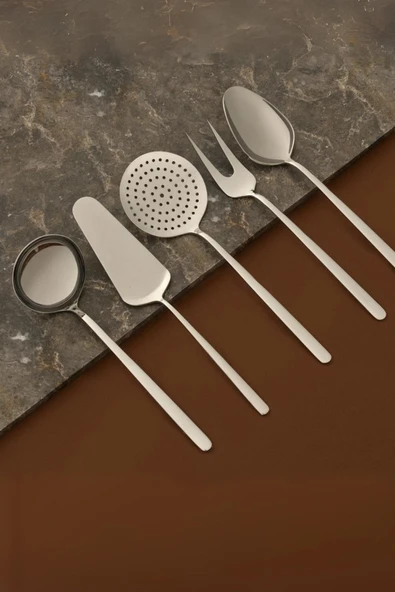 Hisar Bahama 5 Parça Çelik Servis Seti