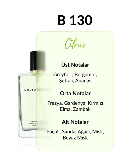 David Walker B130 Jeuel 50 ml Kadın Parfüm | Citrus - Resim 2