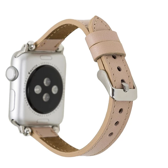 Apple Watch Uyumlu Deri Kordon 38-40-41mm Ferro NU01N - Resim 2