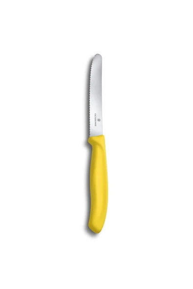 Victorinox 6.7836.L118 11cm Sarı Tırtıklı Domates ve Sofra Bıçağı - 2