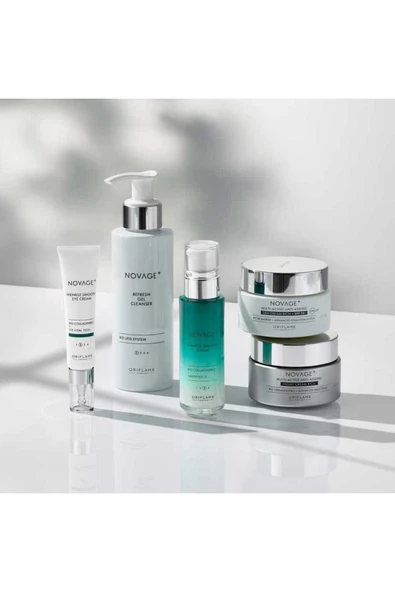 Oriflame Novage+ Kırışıklıkları ve İnce Çizgileri Önemli Ölçüde Azaltan Wrinkle Smooth Cilt Bakım Seti