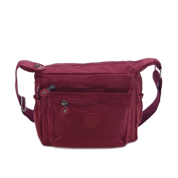 Klinkır Kadın Postacı Çanta Çok Cepli Çapraz Askılı Omuz Çantası Günlük Kullanıma Uygun 25*20 Cm - 9