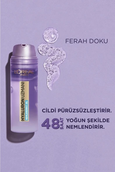 L'Oreal Paris Hyaluron Uzmanı Nemlendirici Jel 50 ml - Resim 2