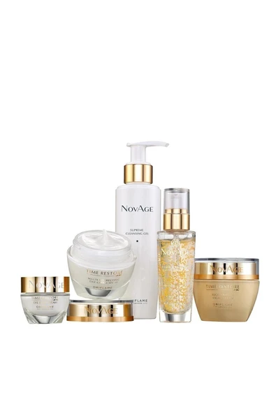 Oriflame Novage Time Restore Yaşlanma Karşıtı Cilt Bakım Seti 45923