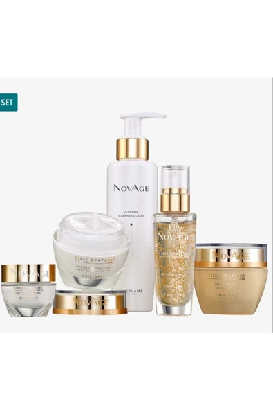 Oriflame Novage Novage Time Restore Yaşlanma Karşıtı Cilt Bakım Seti 45923