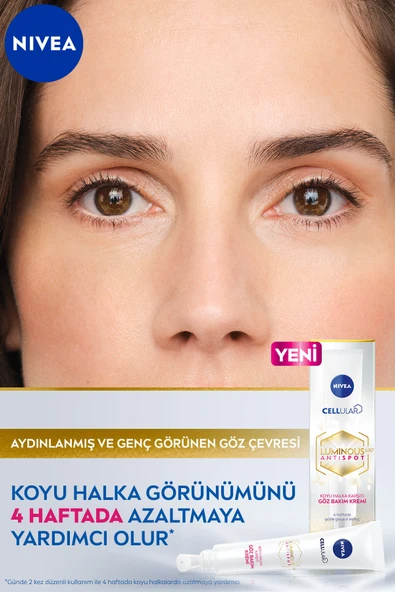 Nivea Cellular Luminous 630 Koyu Halka Karşıtı Göz Bakım Kremi 15 ml - Resim 5