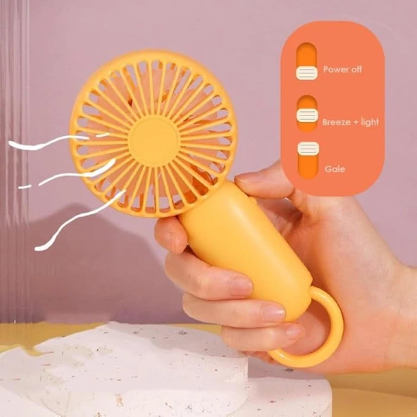 Nettech F42 Ev-Ofis-Okul Mini Boy Fan NT-114366 - 3