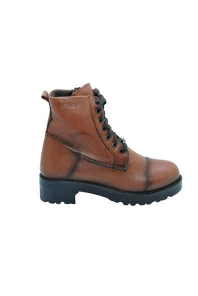 MP PAMES Mp Kadın Bilek Boy Deri Taba Bot Ayakkabı 202-4146zn 600 ürün görseli 1