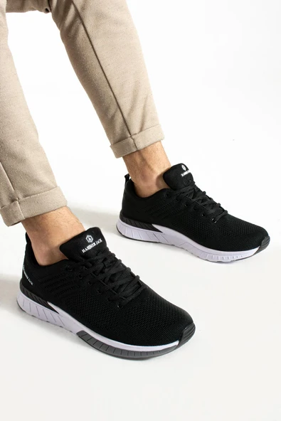 Hammer Jack Manaus Siyah Beyaz Erkek Spor Ayakkabı - Resim 4