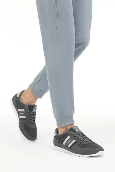 Kinetix Carter Tx 4fx Poli Hafif Taban Bağcıklı Erkek Sneaker GRİ - Resim 2