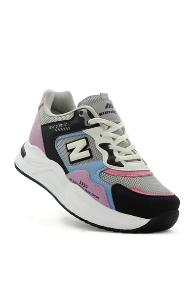 EnAsil SOMICKS Kadın Günlük Spor Yürüyüş Sneaker Buz Pembe - Resim 2