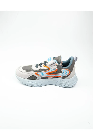 BABALİ Babalı 030 Arvenzo Çocuk Spor Ayakkabı Gri - Resim 3