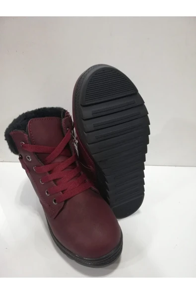 M.P. Kız Çoçuk Bordo Bot - Resim 3