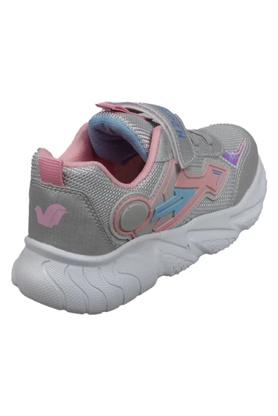 MP ONE Çocuk Cırt Cırtlı Gri Spor Ayakkabı 222-3510ft 550 - Resim 2