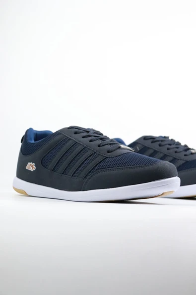 M.P. M.P - 241-7320MR - Lacivert İnce Taban Fileli Erkek Spor Ayakkabı - Resim 2