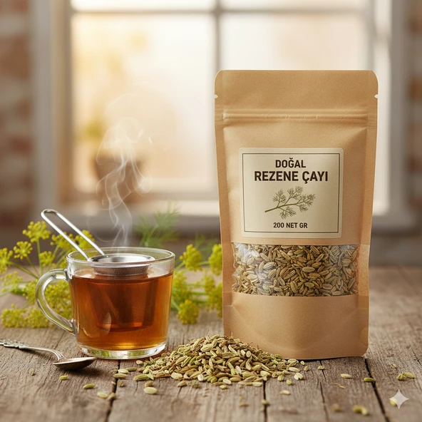 Doğal Rezene Çayı 200 gr Sindirime Yardımcı, Rahatlatıcı Bitkisel Çay Katkısız ve Taze
