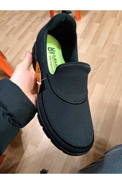Fastbrandshoes Erkek Aqua Bağsız Erkek Keten Ayakkabı - Resim 4