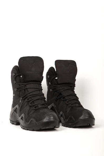Hammer Jack Kaplan Su Geçirmez Hakiki Deri Siyah Outdoor Erkek Attack Bot - Resim 2