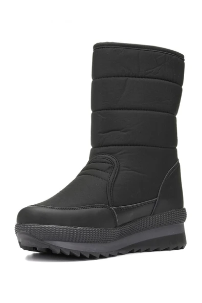 SEVER AYAKKABI Içi Kürklü Kaymaz Taban Termal Cırtlı Kadın Kar Botu - Resim 2