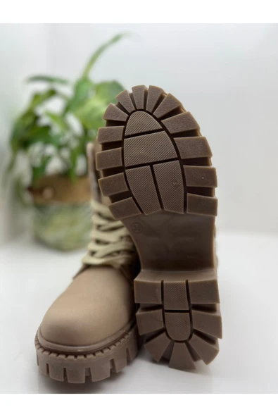 BOZAN ALMERA BEJ-SİYAH TOKALI  BOT - Resim 4