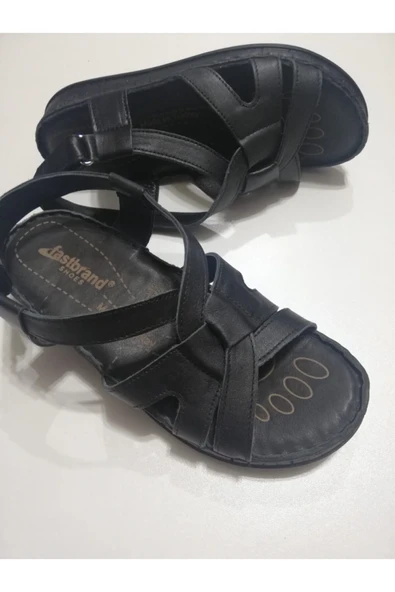 fastbırand Deri Sandalet - Resim 3