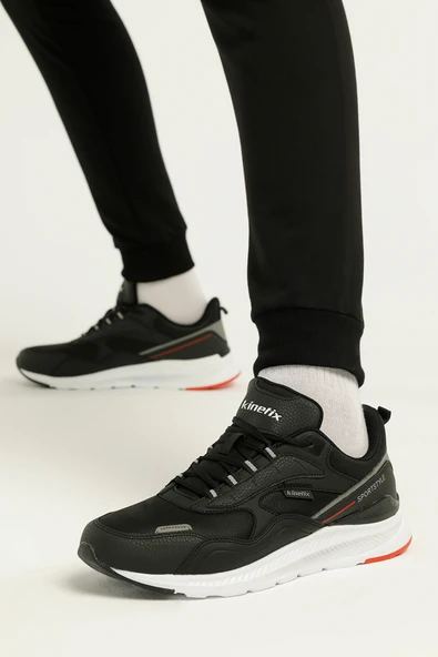 Kinetix Santos Pu 2pr Siyah Erkek Sneaker - Resim 2