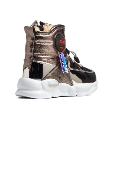 Coconat Twingo Işıklı Kız Çocuk Bebe Kar Bot Gümüş - Resim 4