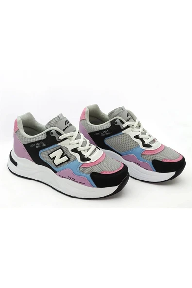 EnAsil SOMICKS Kadın Günlük Spor Yürüyüş Sneaker Buz Pembe - Resim 5