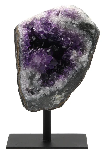 Ametist Doğal Taş Standlı Ham Parça - 909 Gr. ürün görseli