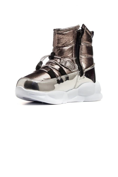 Coconat Twingo Işıklı Kız Çocuk Bebe Kar Bot Gümüş - Resim 2