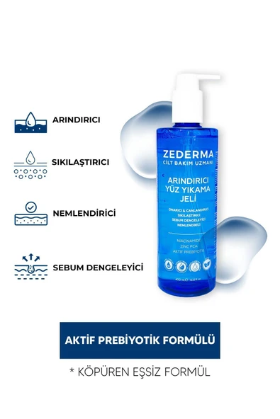 Arındırıcı Yüz Yıkama Jeli 400 Ml. Yağlı / Akne Eğilimli & Hassas Ciltler Için - 4