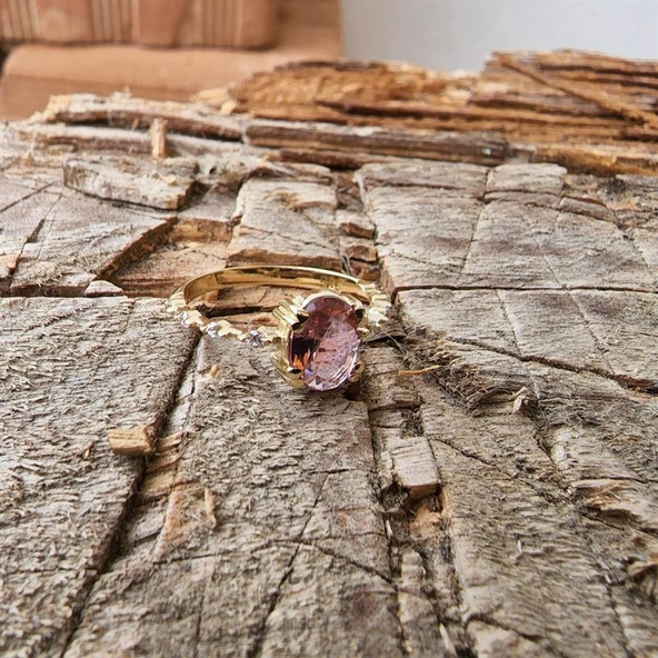 Evlilik Teklifi Altın Yüzük - 14 Ayar Altın 0.95 Karat Zultanit Taşlı Evlilik Teklifi Yüzüğü - Resim 17