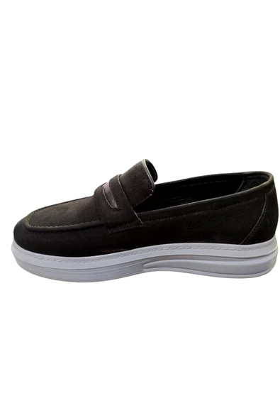 Fastbrandshoes Nubuk bağsız erkek ayakkabı - Resim 3