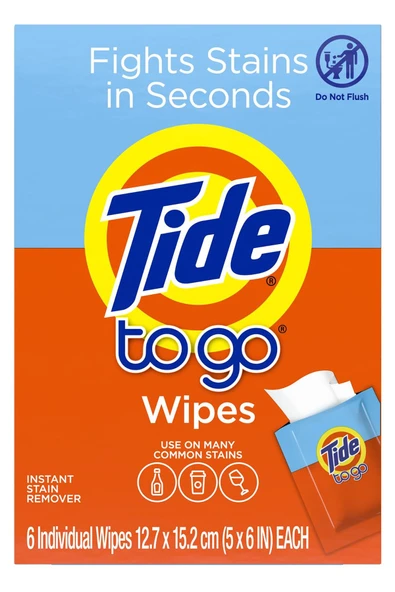 Tide To Go Leke Çıkarıcı Mendil 6 Adet ürün görseli