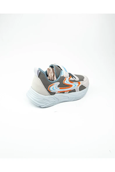 BABALİ Babalı 030 Arvenzo Çocuk Spor Ayakkabı Gri - Resim 4