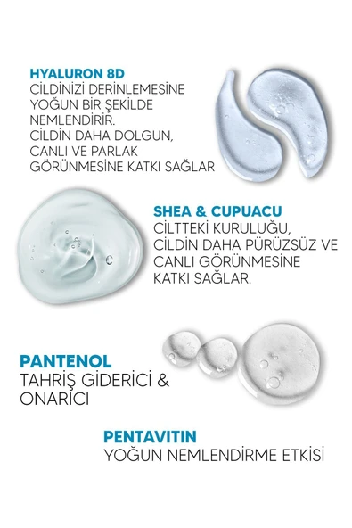 Yoğun Nemlendirici Cilt Bakım Kremi 8d 400ml. 72 Saate Kadar Etkili - 3